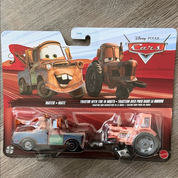 Pixar Cars 2 Pack Mater & Tractor - Picture 1 of 5